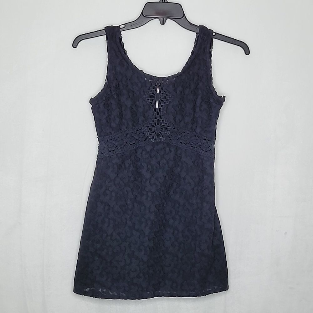 Free People Sheer Lace Mini Dress Size Small